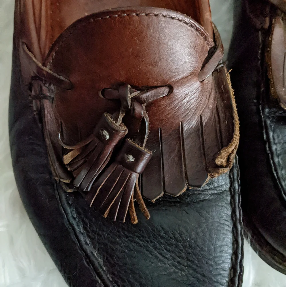 Allen Edmonds Leather Nashua Slip On Loafers Shoes 10